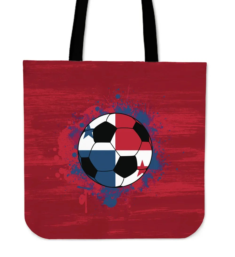 red-bg-panama-soccer-tote-handbag
