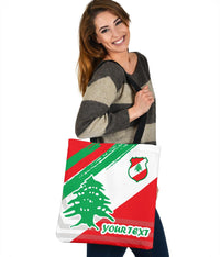 lebanon-personalised-tote-bag-lebanon-flag-polygon-style24