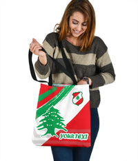 lebanon-personalised-tote-bag-lebanon-flag-polygon-style24