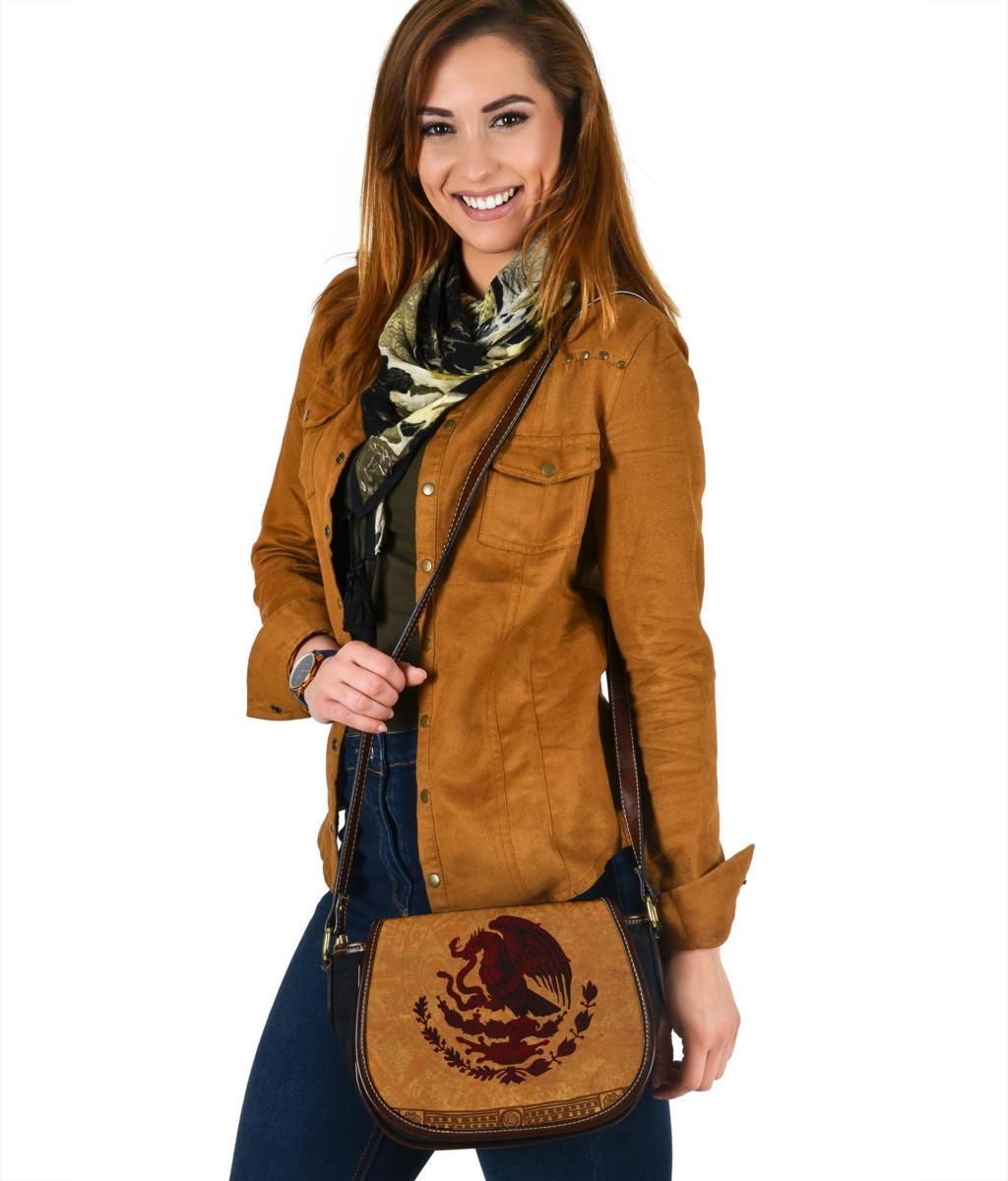 mexico-saddle-bag-maya-coat-of-arms-vintage