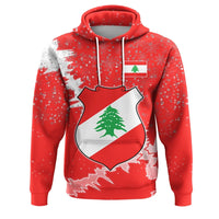 Lebanon Christmas Hoodie Coat Of Arms X Style8 RLT6 - Wonder Print Shop