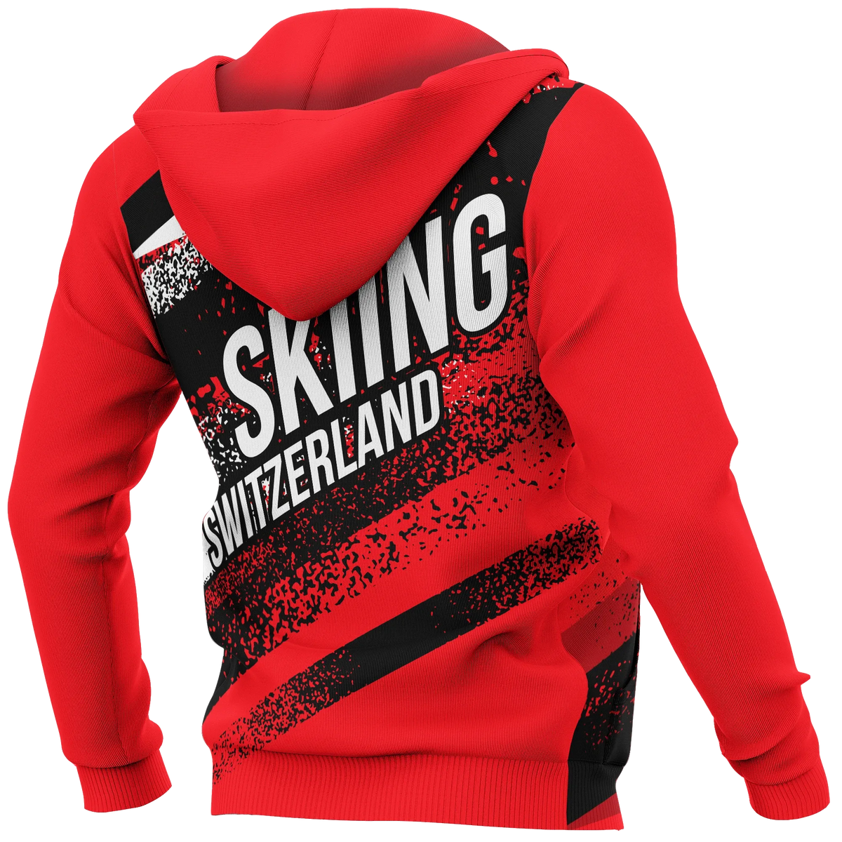 Switzerland Hoodie Switzerland Skiing RLT13 - Wonder Print Shop