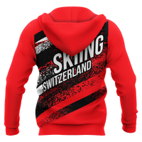 Switzerland Hoodie Switzerland Skiing RLT13 - Wonder Print Shop