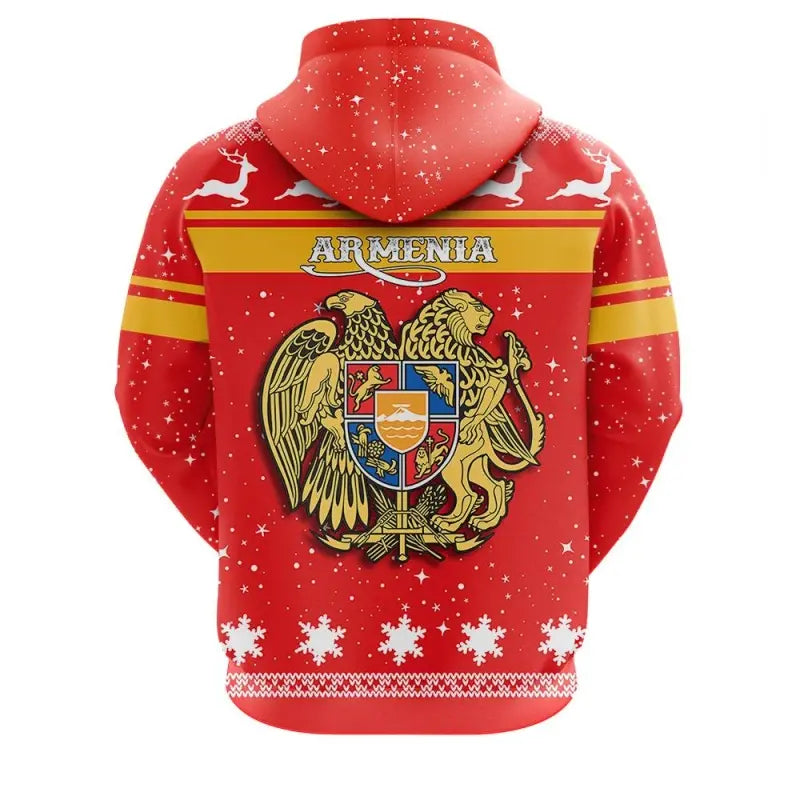 Christmas armenia Hoodie Coat Of Arms RLT8 - Wonder Print Shop