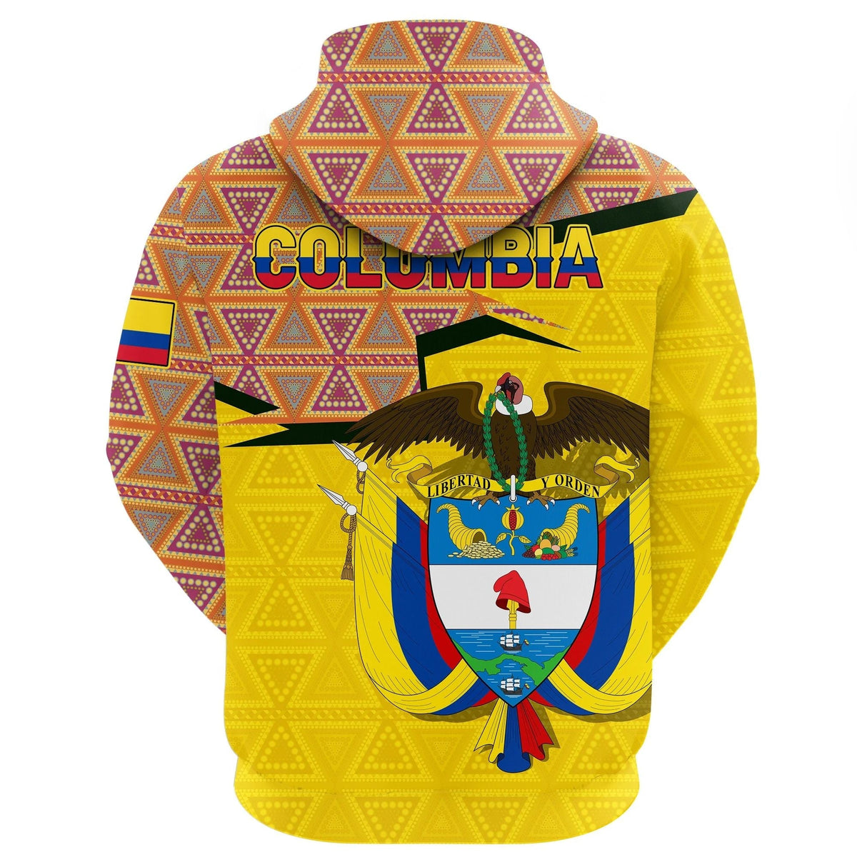 Colombia Hoodie Home RLT7 - Wonder Print Shop