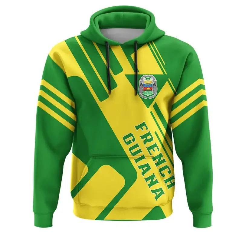 French Guiana Hoodie Coat Of Arms Rockie RLT8 - Wonder Print Shop