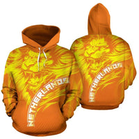 Dutch Lion Hoodie Netherlands Orange RLT7 - Wonder Print Shop