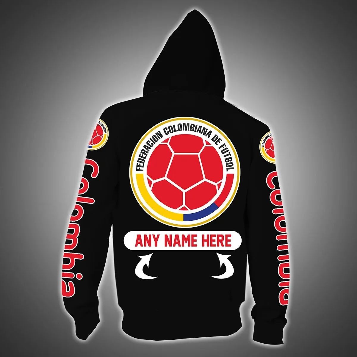 Colombia Football Personalised Hoodie Colombia Pride RLT7 - Wonder Print Shop