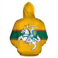 Lithuania Hoodie Vytis Flag Color Sports Style Ver.2 RLT6 - Wonder Print Shop