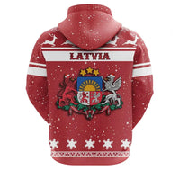 Christmas Latvia Hoodie Coat Of Arms RLT6 - Wonder Print Shop