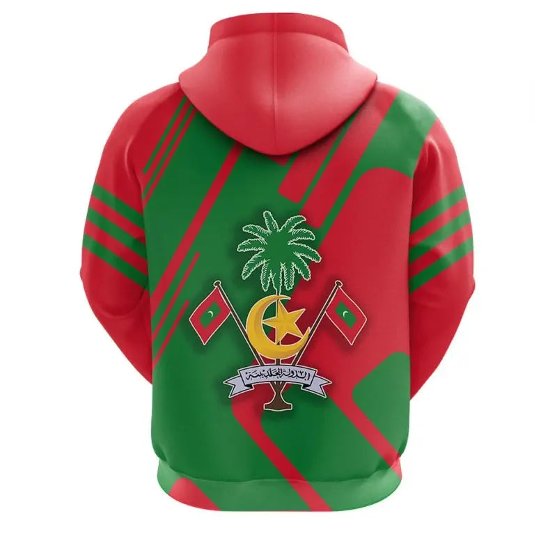 Maldives Hoodie Coat Of Arms Rockie RLT12 - Wonder Print Shop