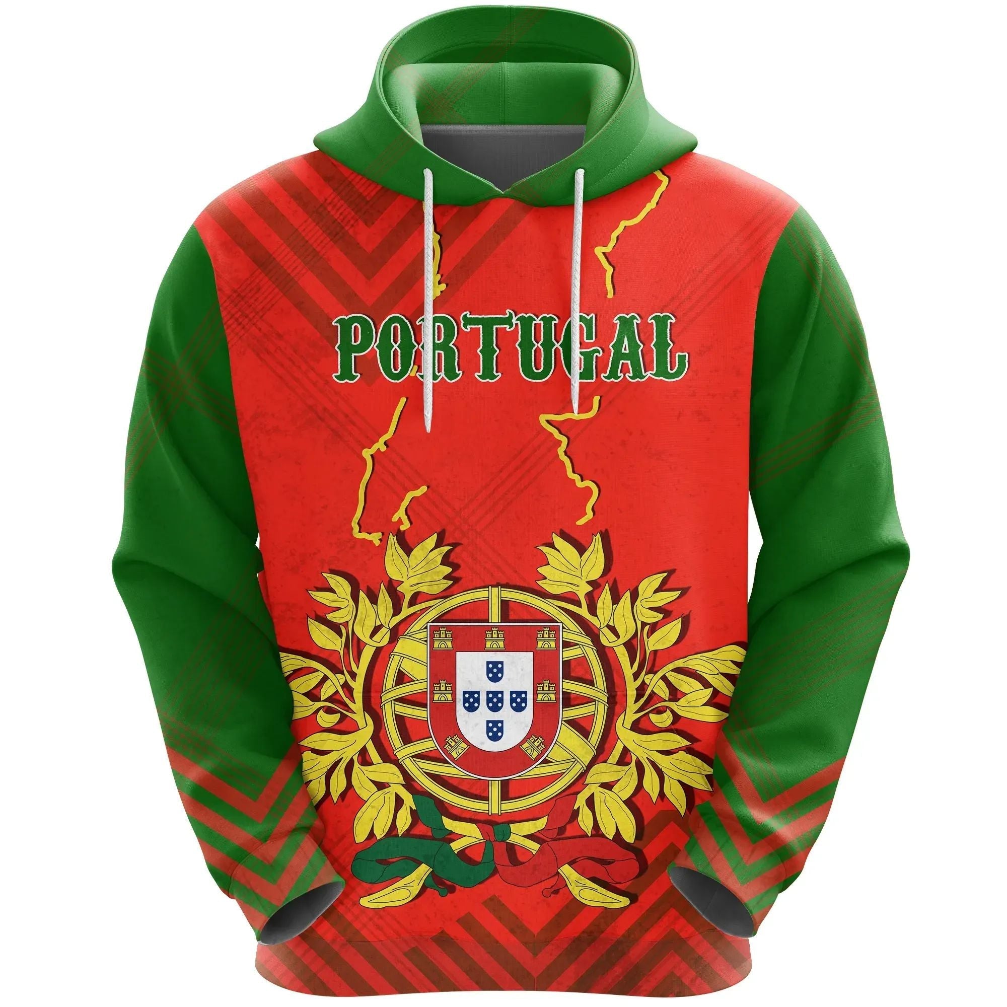 Portugal Hoodie Special Map RLT7 - Wonder Print Shop