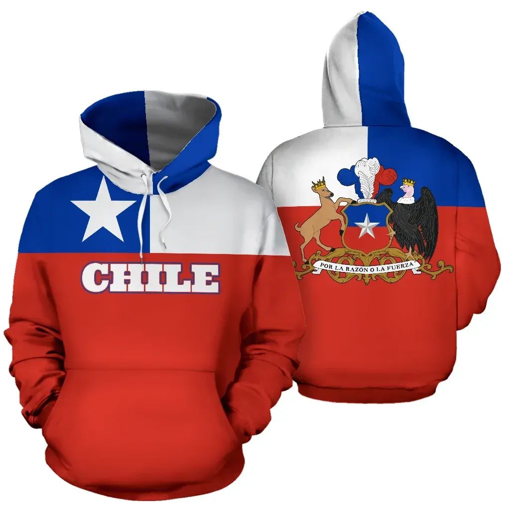 Chile All Over Hoodie RLT7 - Wonder Print Shop