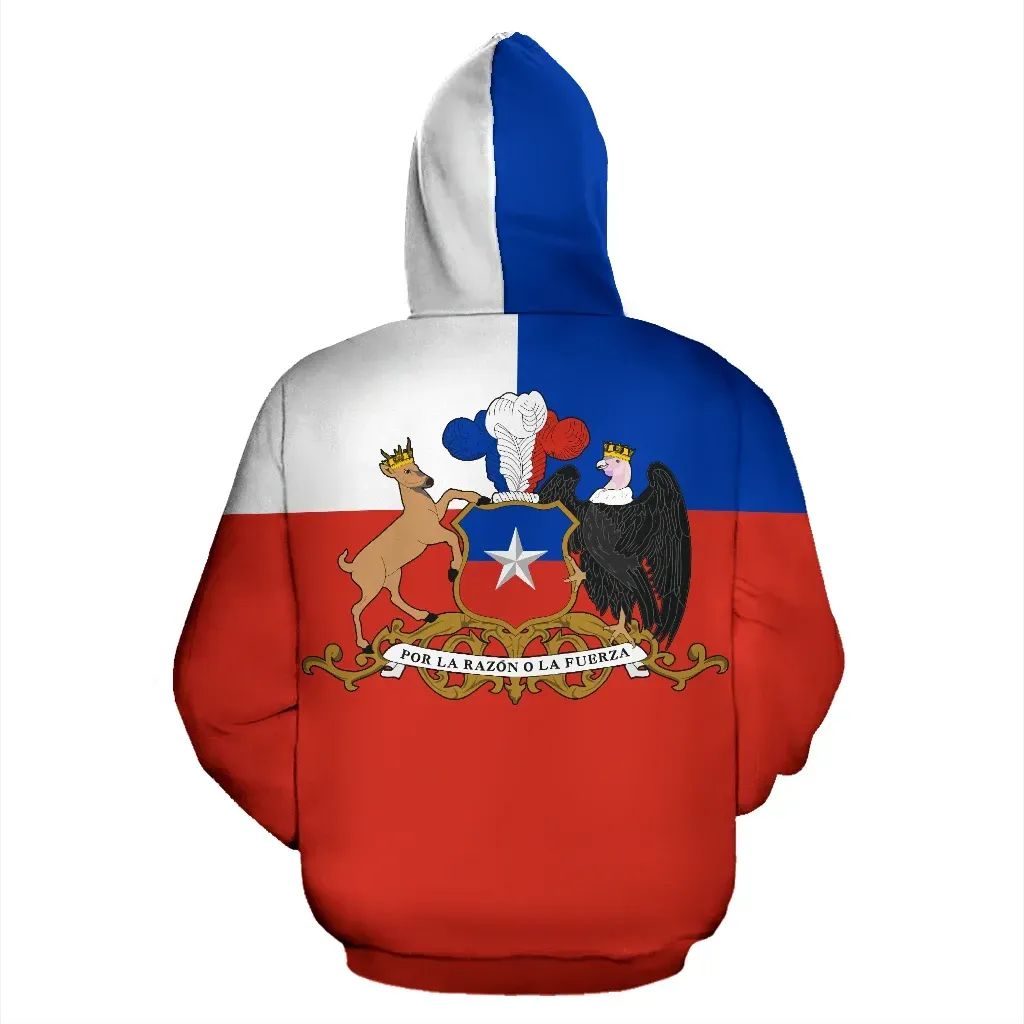 Chile All Over Hoodie RLT7 - Wonder Print Shop