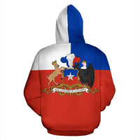 Chile All Over Hoodie RLT7 - Wonder Print Shop