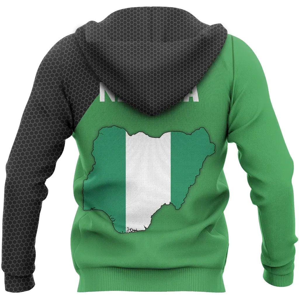 Nigeria Map Hoodie Special RLT8 - Wonder Print Shop