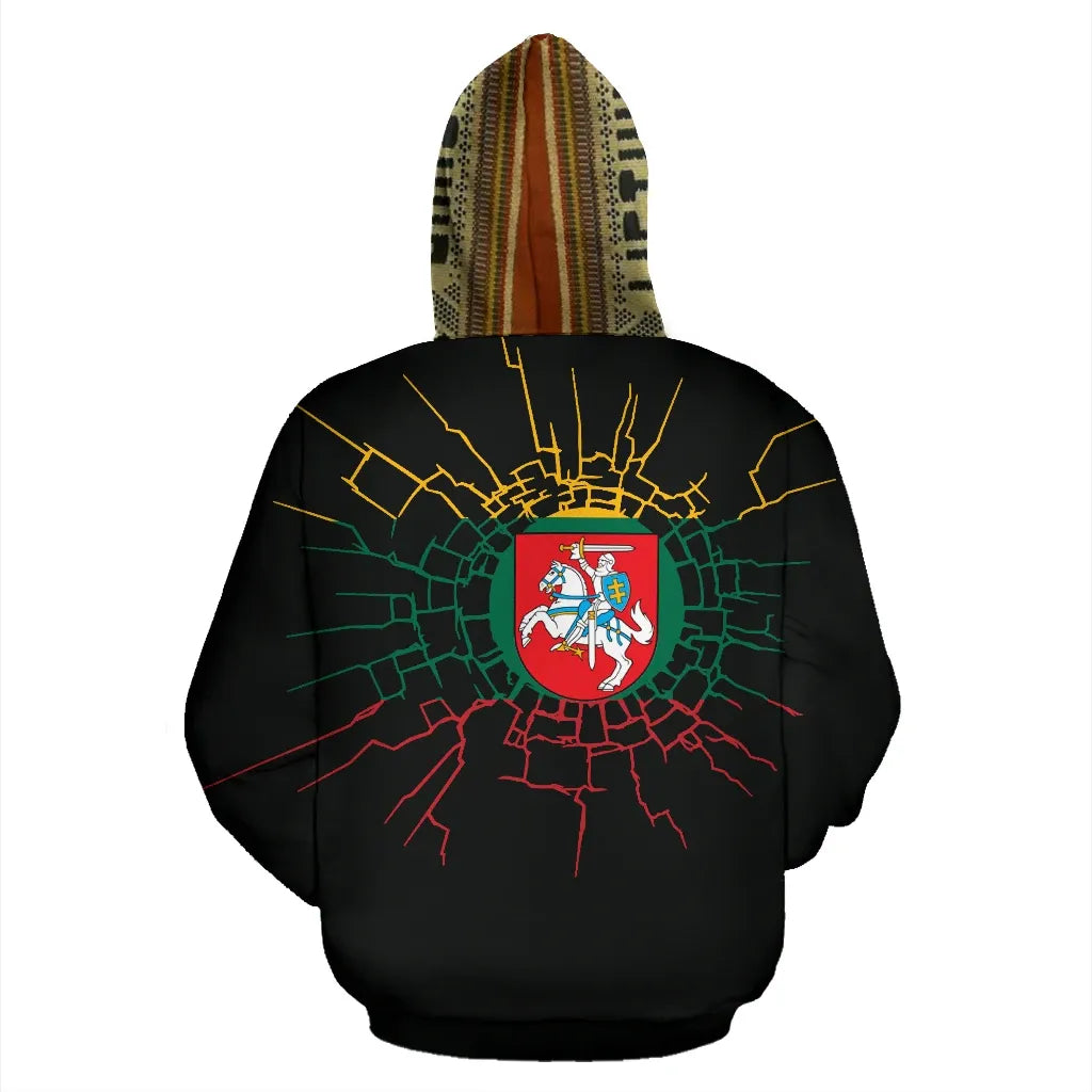 Lithuania Hoodie Lithuania Runs In My Blood RLT6 - Wonder Print Shop