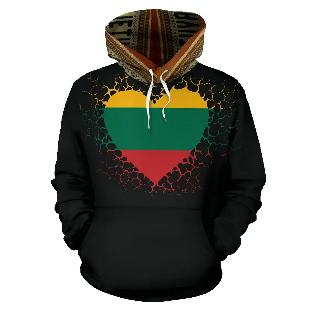 Lithuania Hoodie Lithuania Runs In My Blood RLT6 - Wonder Print Shop
