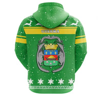 Christmas Guiana Hoodie Coat Of Arms RLT8 - Wonder Print Shop