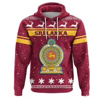 Christmas Sri Lanka Hoodie Coat Of Arms RLT7 - Wonder Print Shop