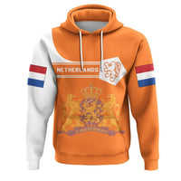 Netherlands Hoodie Coat Of Arms Simple Style RLT7 - Wonder Print Shop