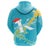 Kazakhstan Christmas Hoodie Coat Of Arms X Style RLT8 - Wonder Print Shop