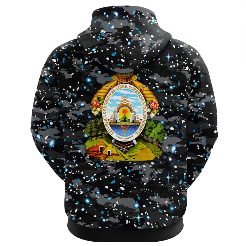 US Flag with Honduras Flag RLT8 - Wonder Print Shop