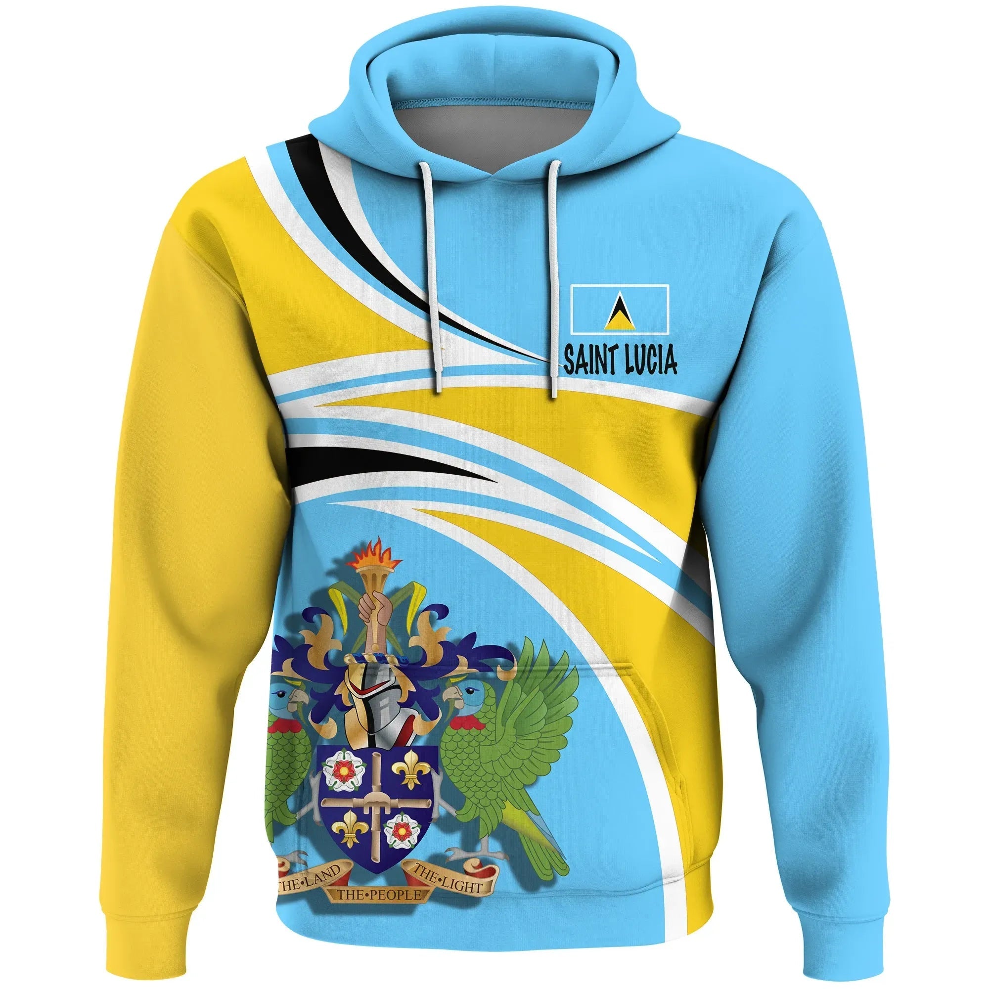 saint-lucia-hoodie-n-flag