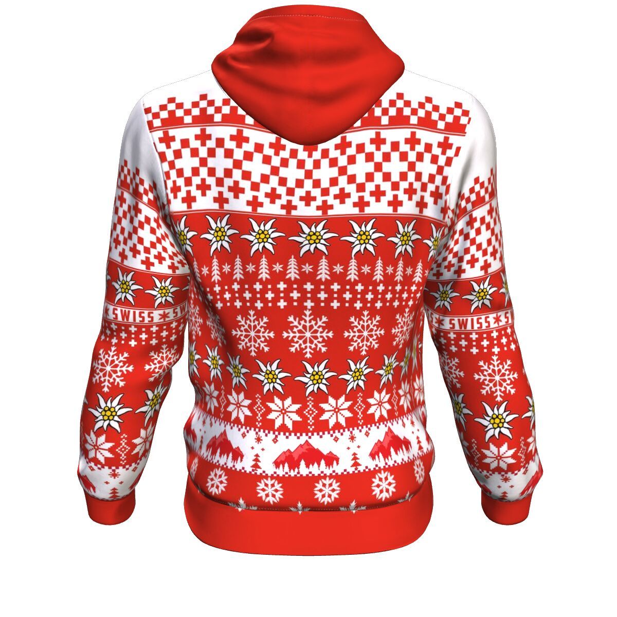 Switzerland Christmas Hoodie RLT13 - Wonder Print Shop