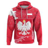 Poland Christmas Hoodie Coat Of Arms X Style RLT7 - Wonder Print Shop