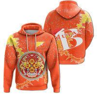 Bhutan Christmas Hoodie Coat Of Arms X Style RLT6 - Wonder Print Shop