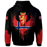 Norway Hoodie Wings Of Norway RLT7 - Wonder Print Shop