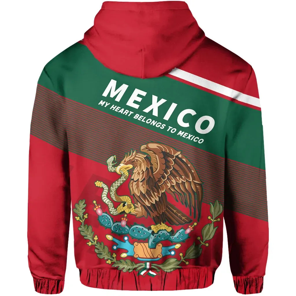 Mexico Flag Motto Hoodie Limited Style J2 RLT13 - Wonder Print Shop