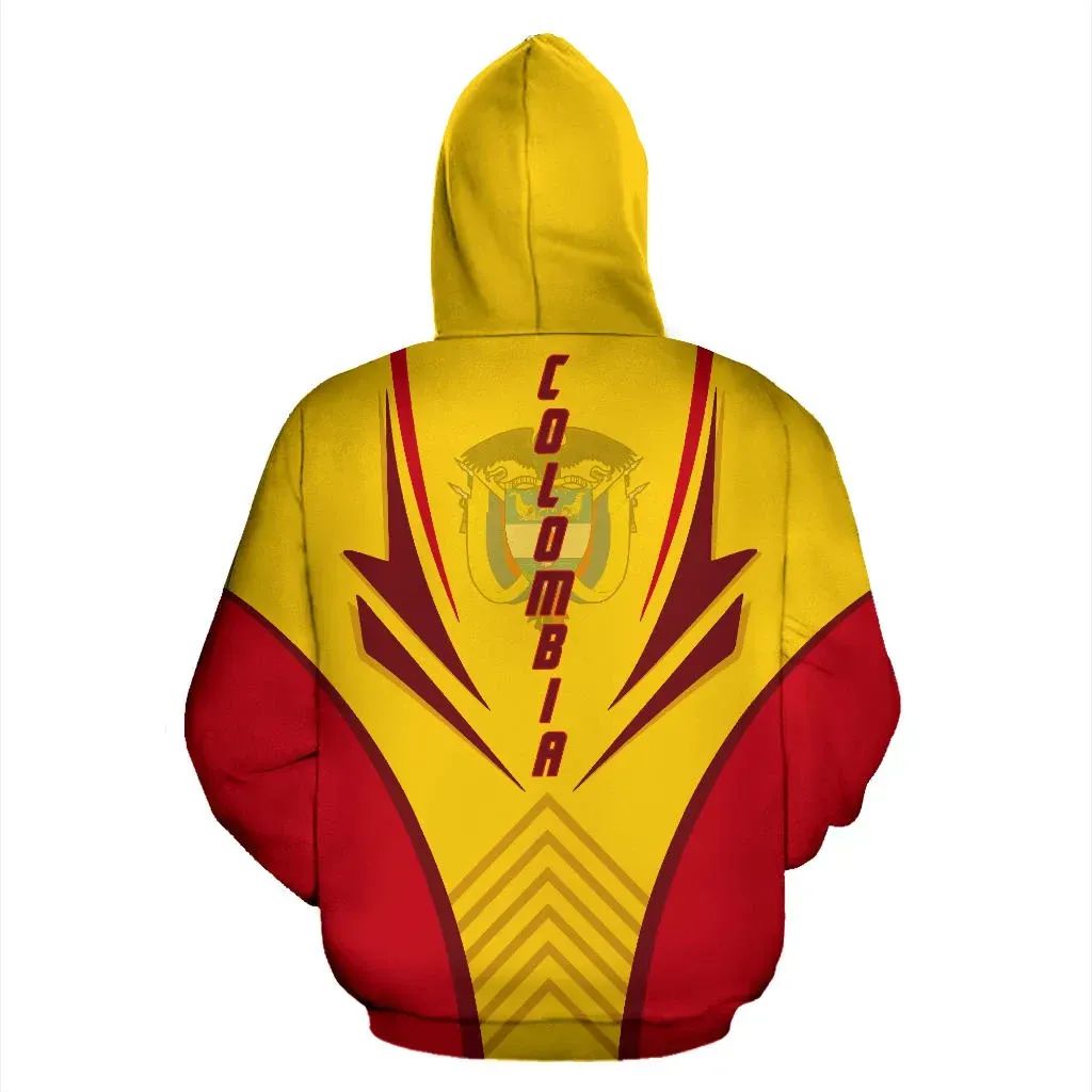 Colombia Hoodie Coat Of Arms RLT7 - Wonder Print Shop