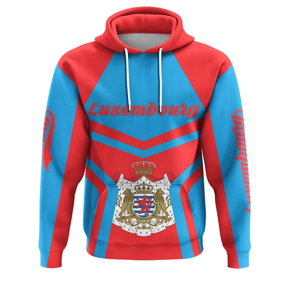 Luxembourg Hoodie Coat Of Arms My Style5 RLT6 - Wonder Print Shop