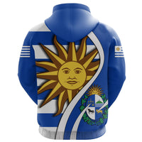 Uruguay All Over Hoodie Flag Coat Of Arms RLT6 - Wonder Print Shop