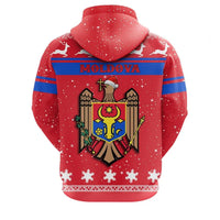 Christmas Moldova Hoodie Coat Of Arms JW09 RLT13 - Wonder Print Shop