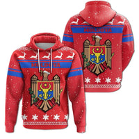 Christmas Moldova Hoodie Coat Of Arms JW09 RLT13 - Wonder Print Shop