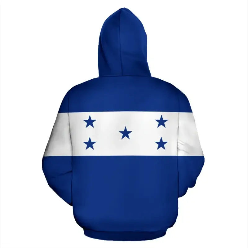 Honduras Flag Hoodie RLT8 - Wonder Print Shop