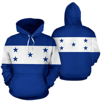 Honduras Flag Hoodie RLT8 - Wonder Print Shop