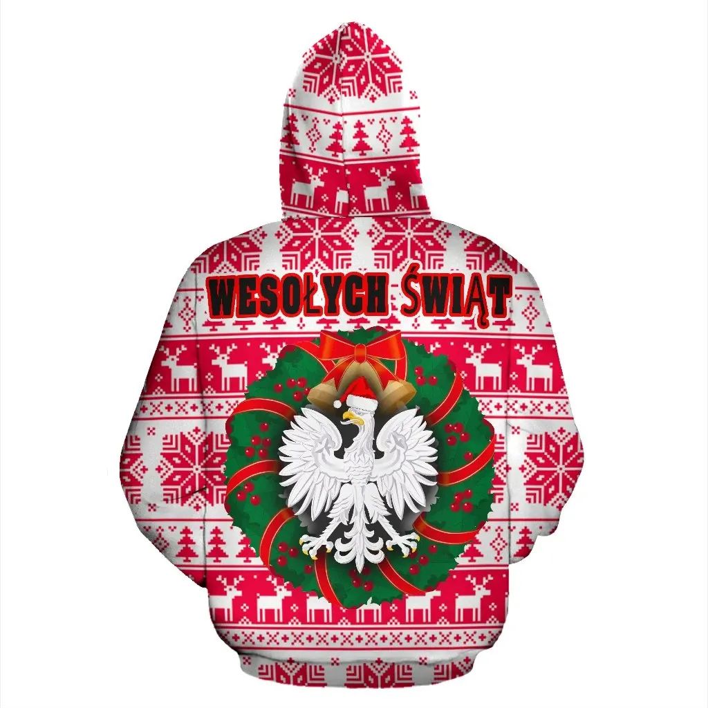Poland Christmas Hoodie RLT7 - Wonder Print Shop