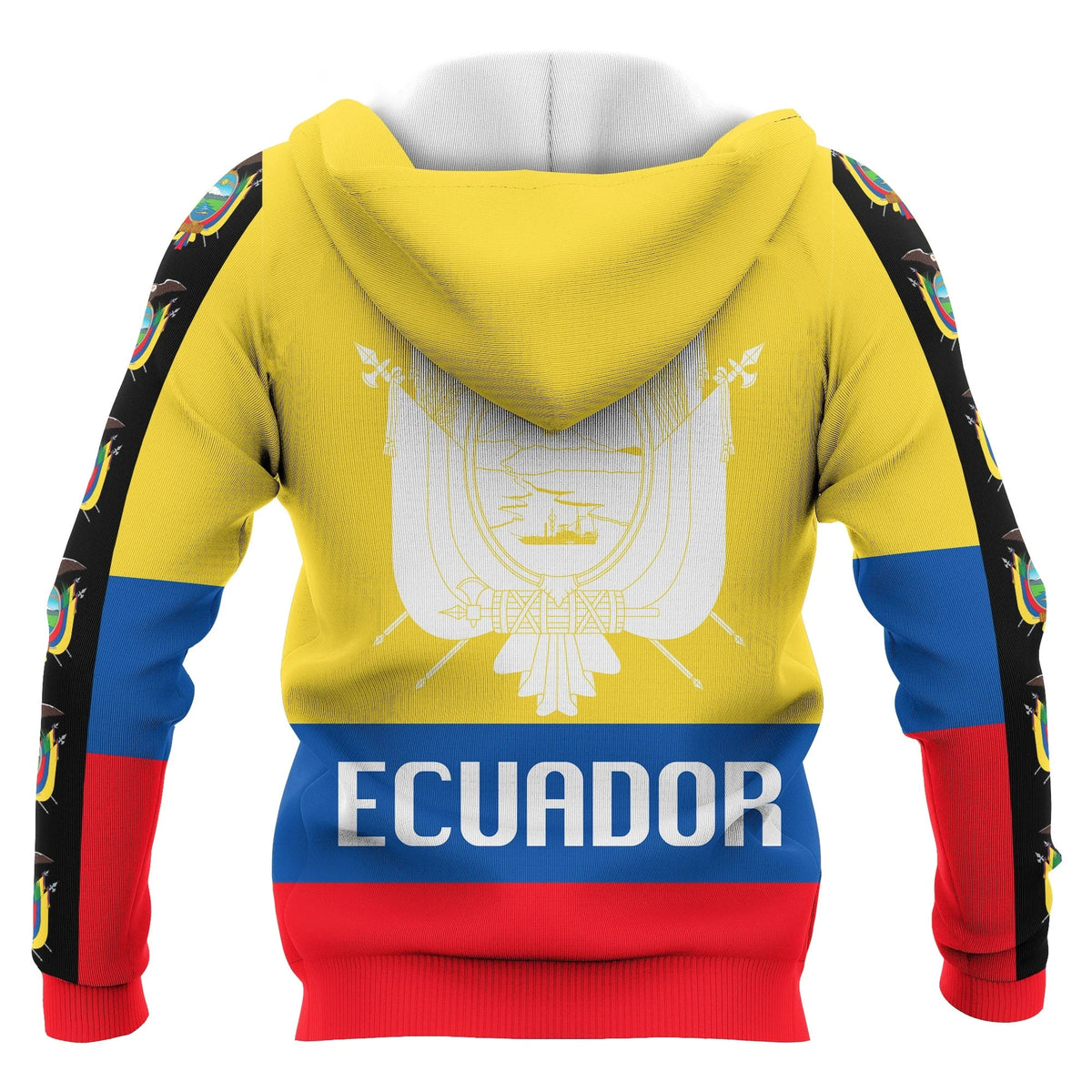 Ecuador Hoodie Coat Of Arms RLT12 - Wonder Print Shop