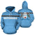 Botswana All Over Hoodie Horizontal Style RLT6 - Wonder Print Shop