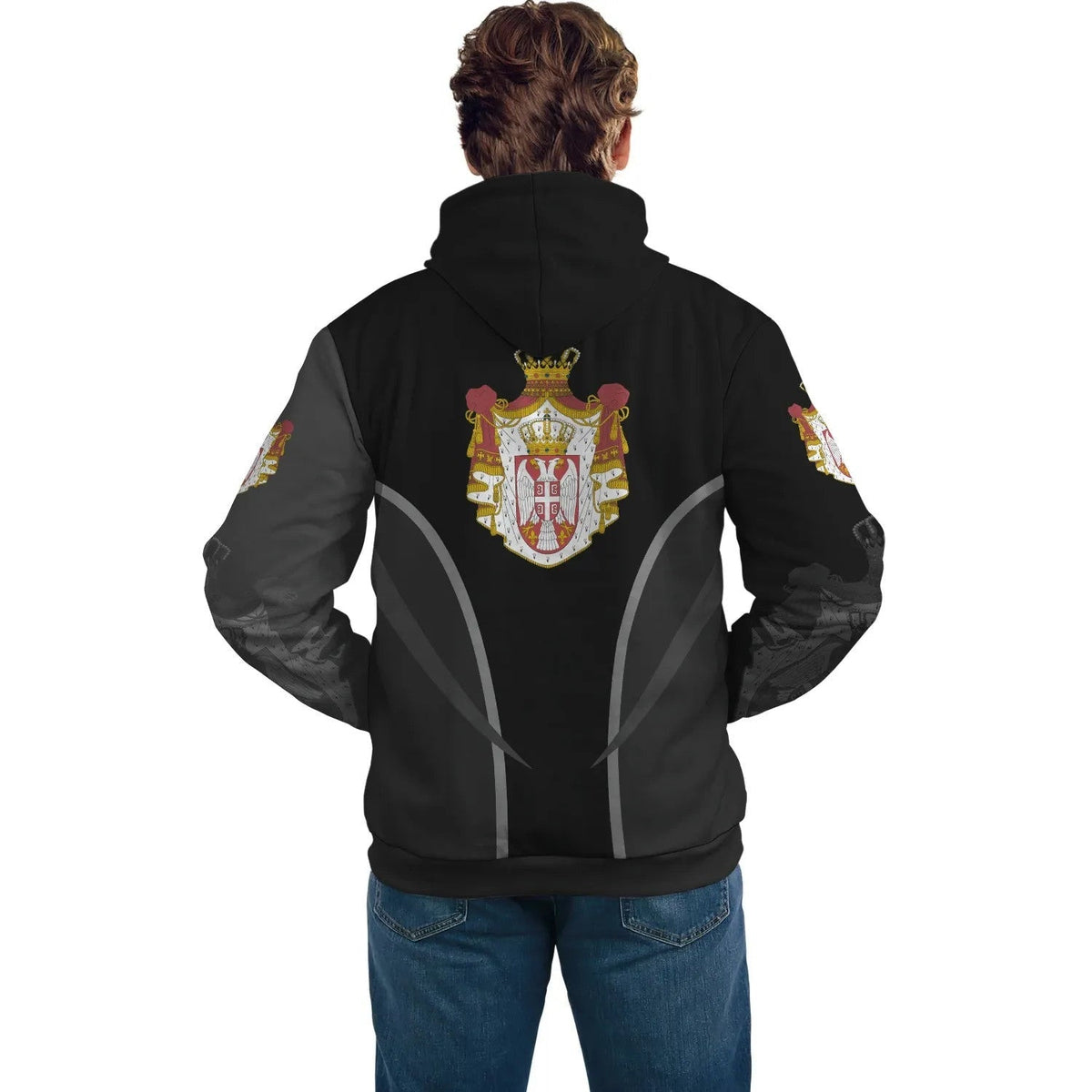 Serbia Hoodie Womens/Mens RLT7 - Wonder Print Shop