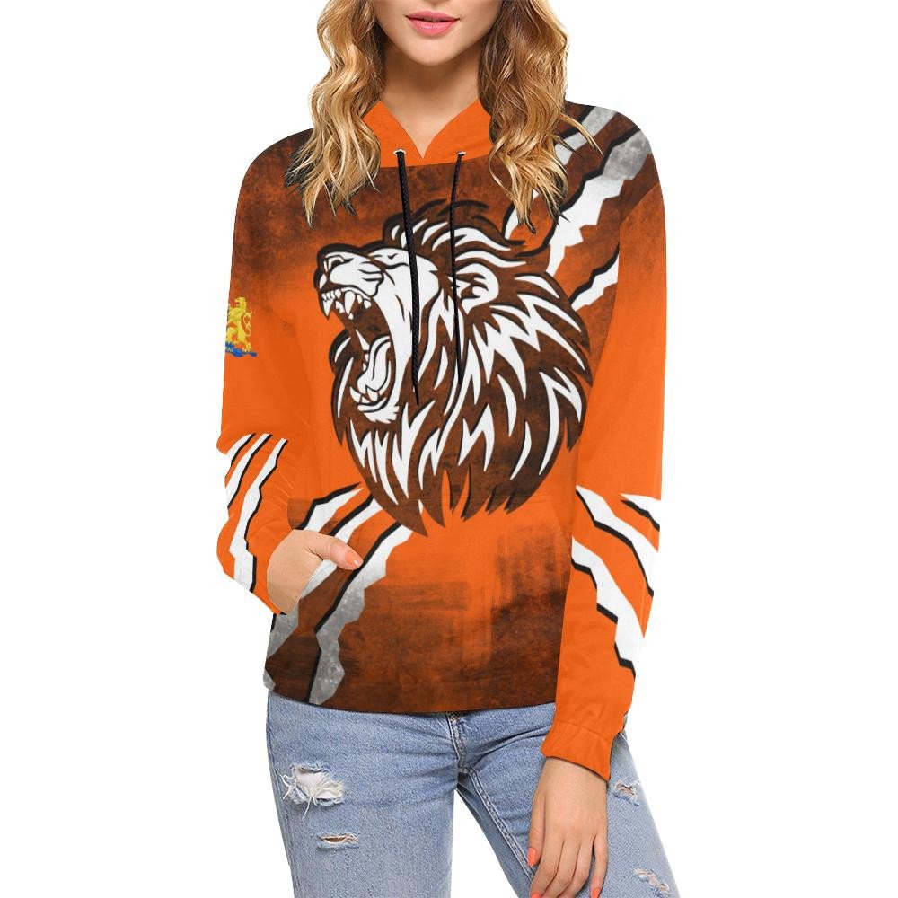 Netherlands Hoodie Lion Attack RLT7 - Wonder Print Shop