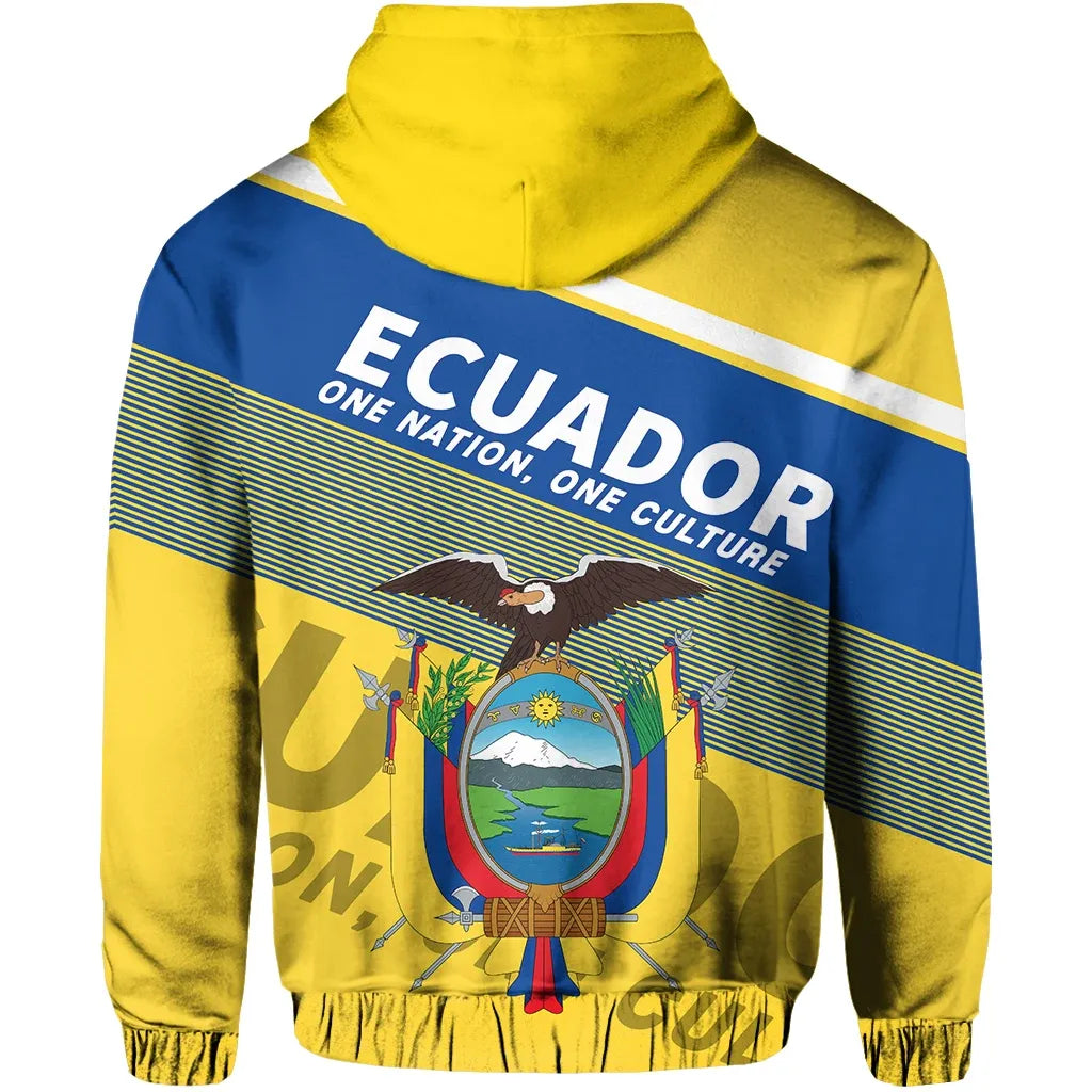 Ecuador Hoodie Flag Motto Limited Style RLT12 - Wonder Print Shop