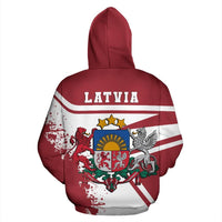 Latvia Hoodie Painting Style2 RLT6 - Wonder Print Shop
