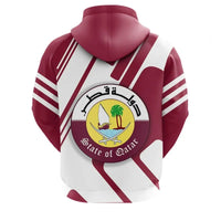 Qatar Hoodie Coat Of Arms Rockie RLT12 - Wonder Print Shop
