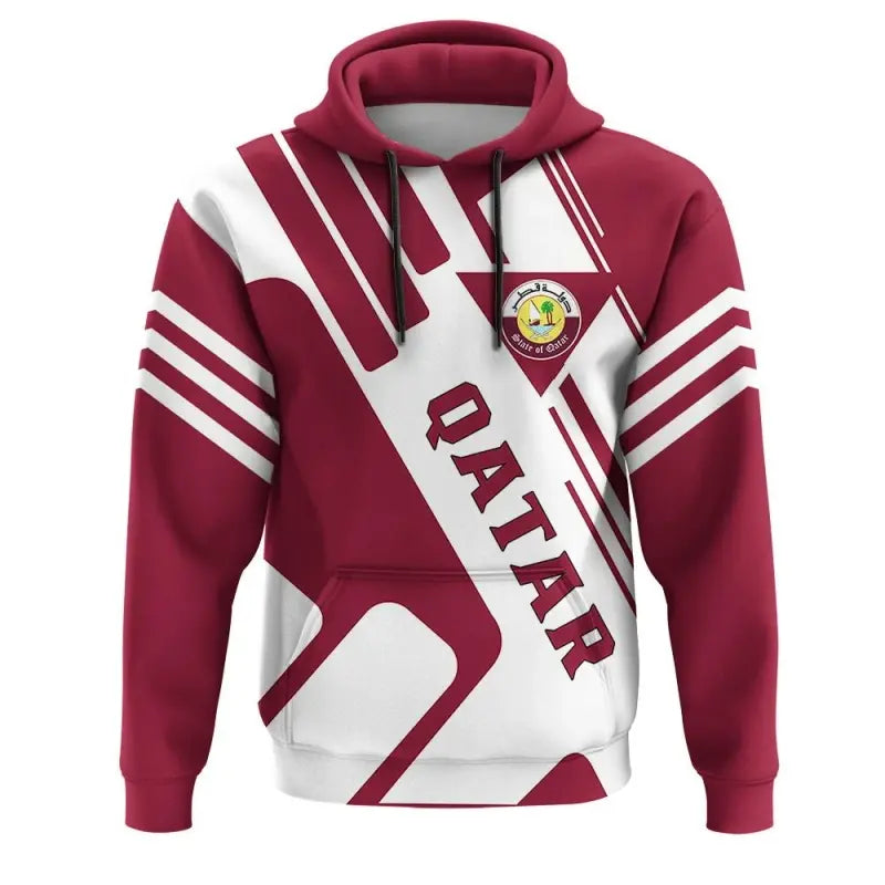 Qatar Hoodie Coat Of Arms Rockie RLT12 - Wonder Print Shop