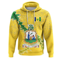 Saint Vincent and the Grenadines Christmas Hoodie Coat Of Arms X Style RLT13 - Wonder Print Shop